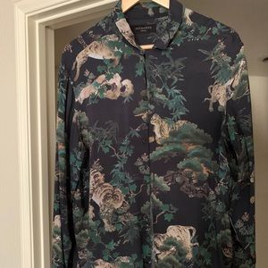 All Saints long sleeve button up